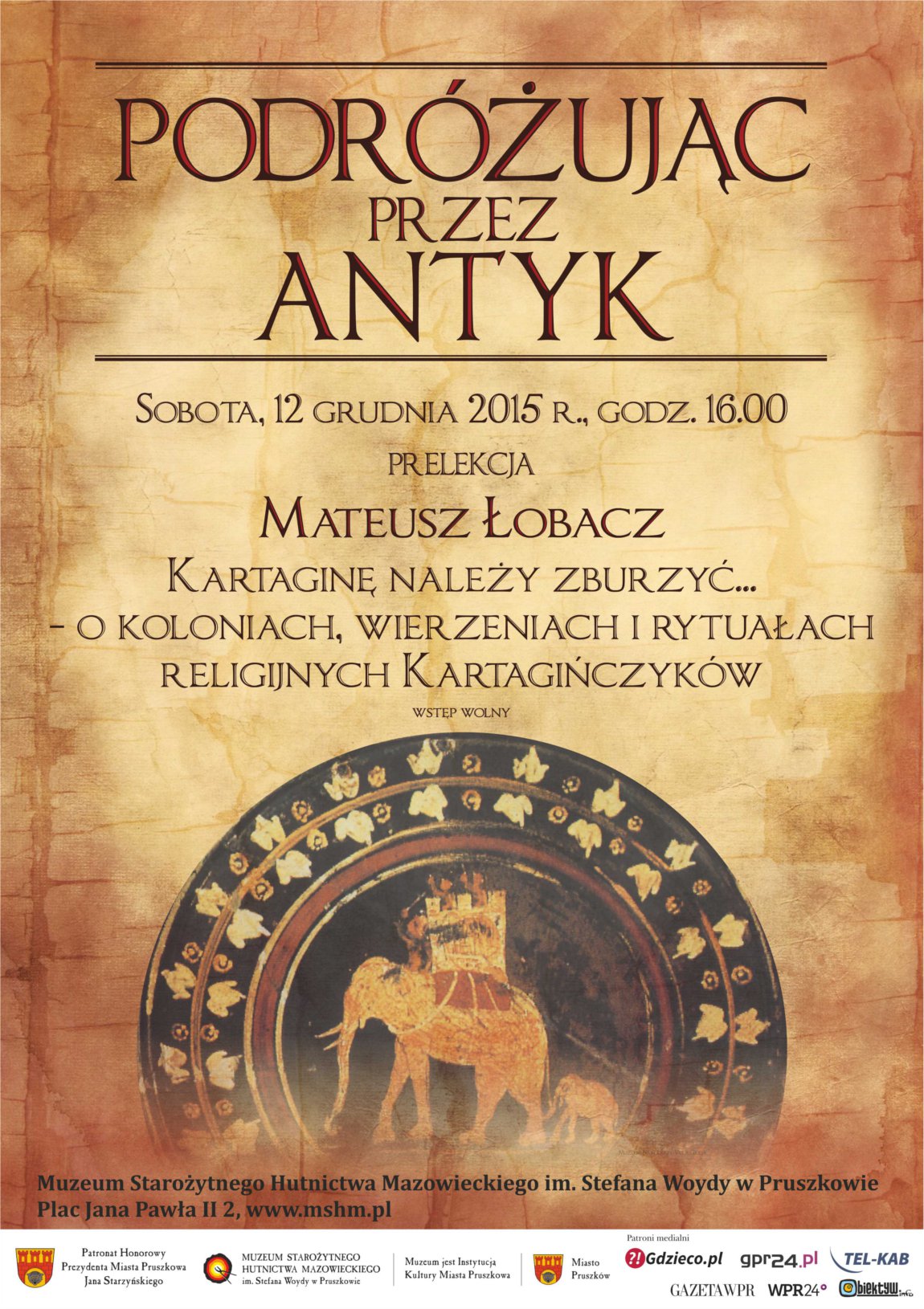 Podróżując przez Antyk plakat 12.12