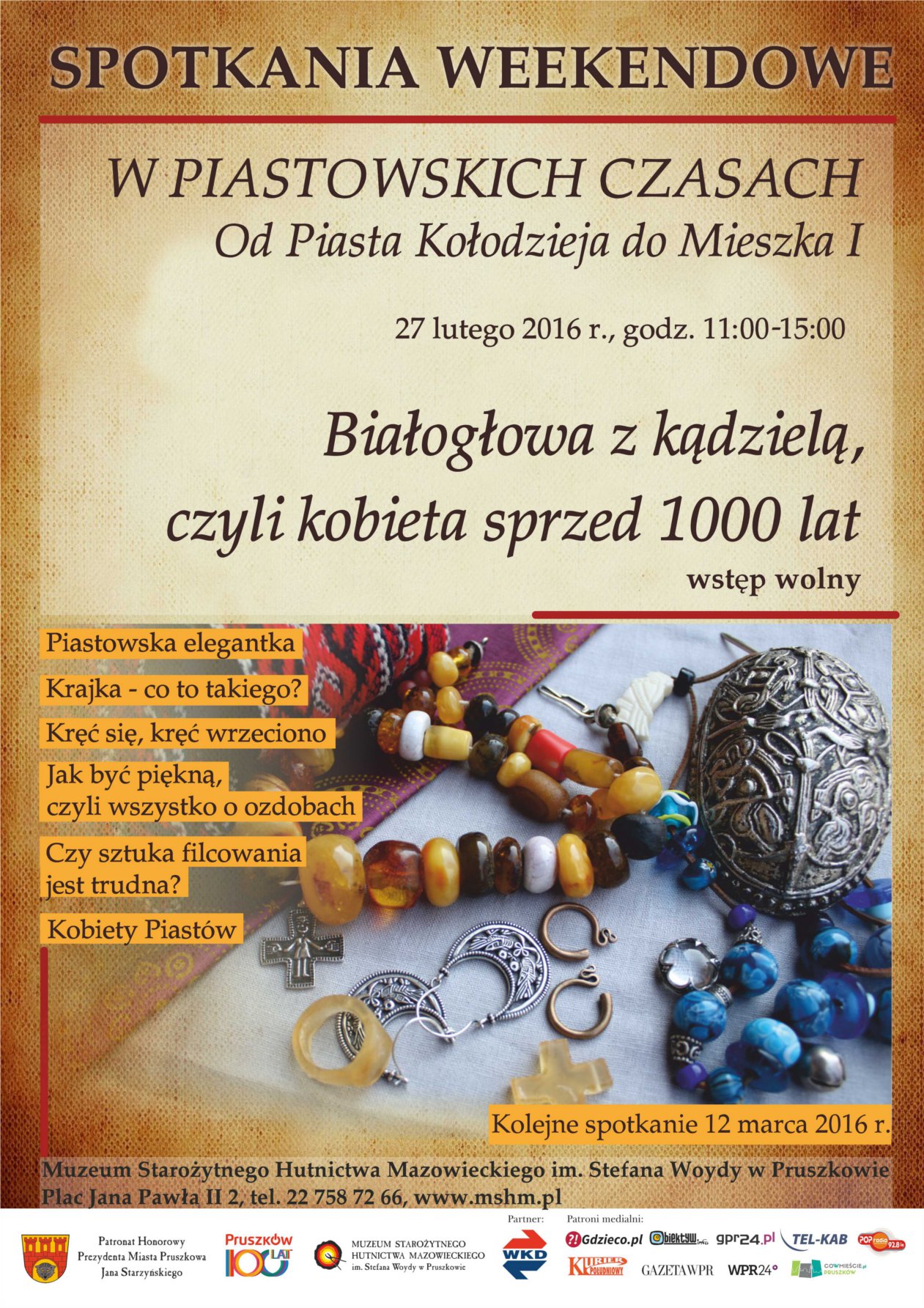 Plakat białogłowa z...