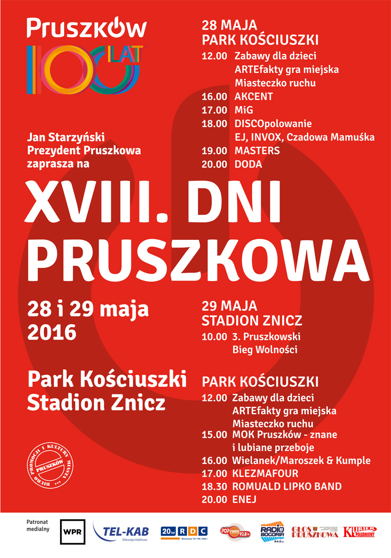 Plakat Dni Pruszkowa