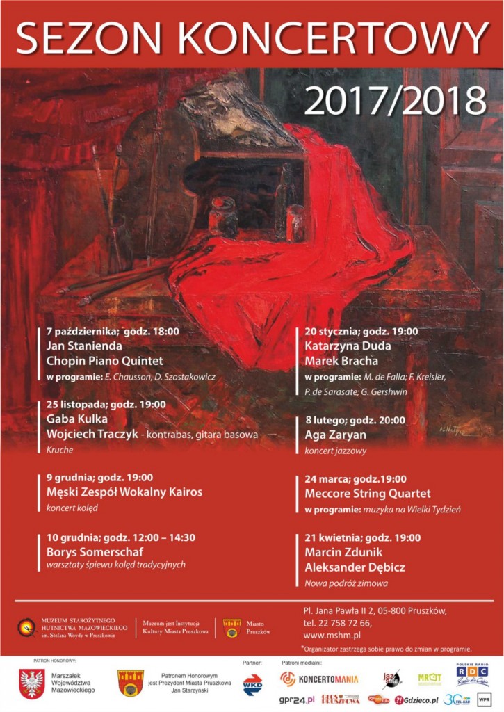 SEZON KONCERTOWY - ZMIENIONY