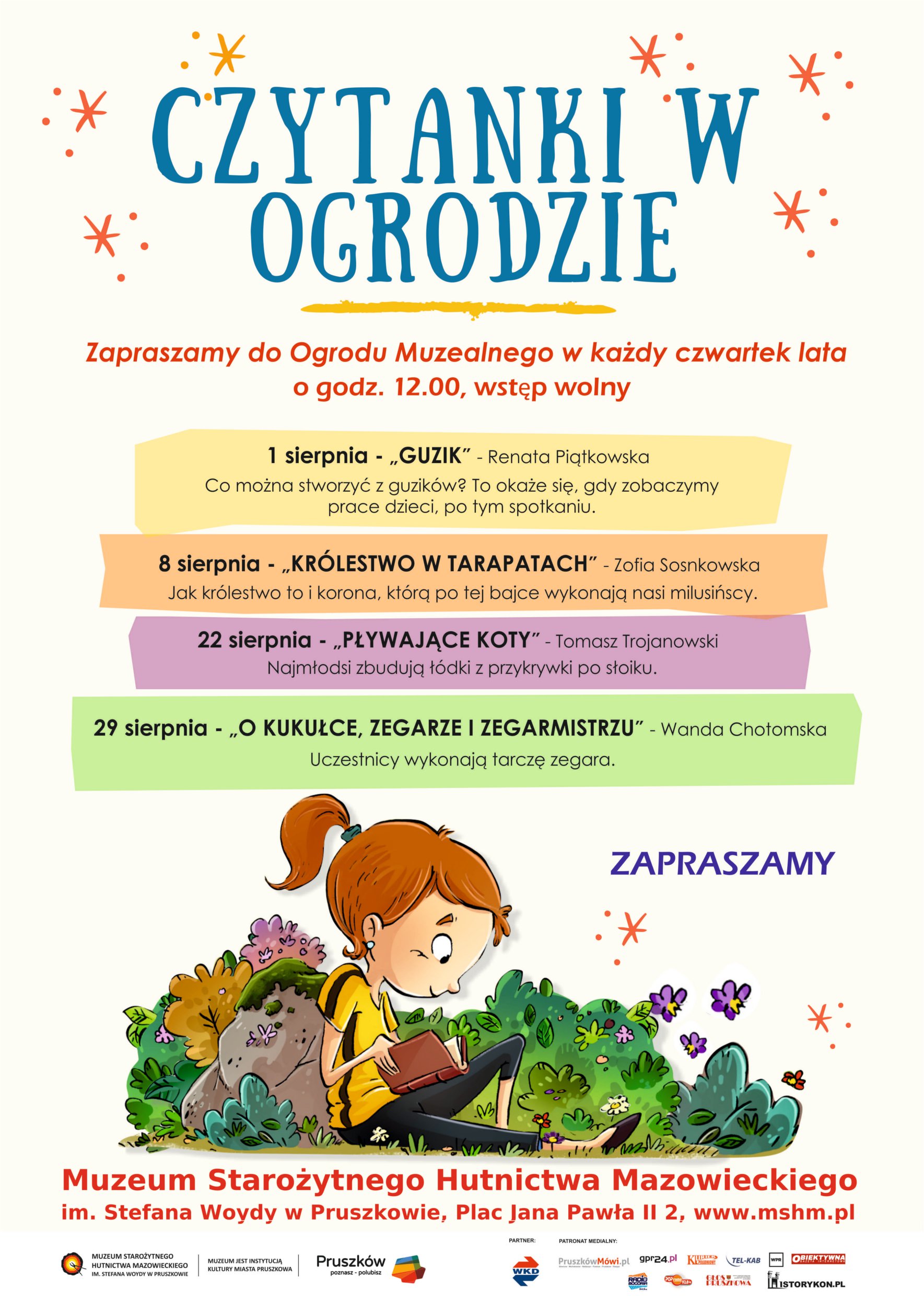 CZYTANKI W OGRODZIE CZ