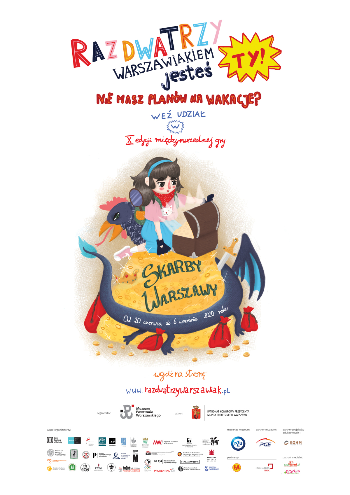 Plakat dziewczynka 2020 a4