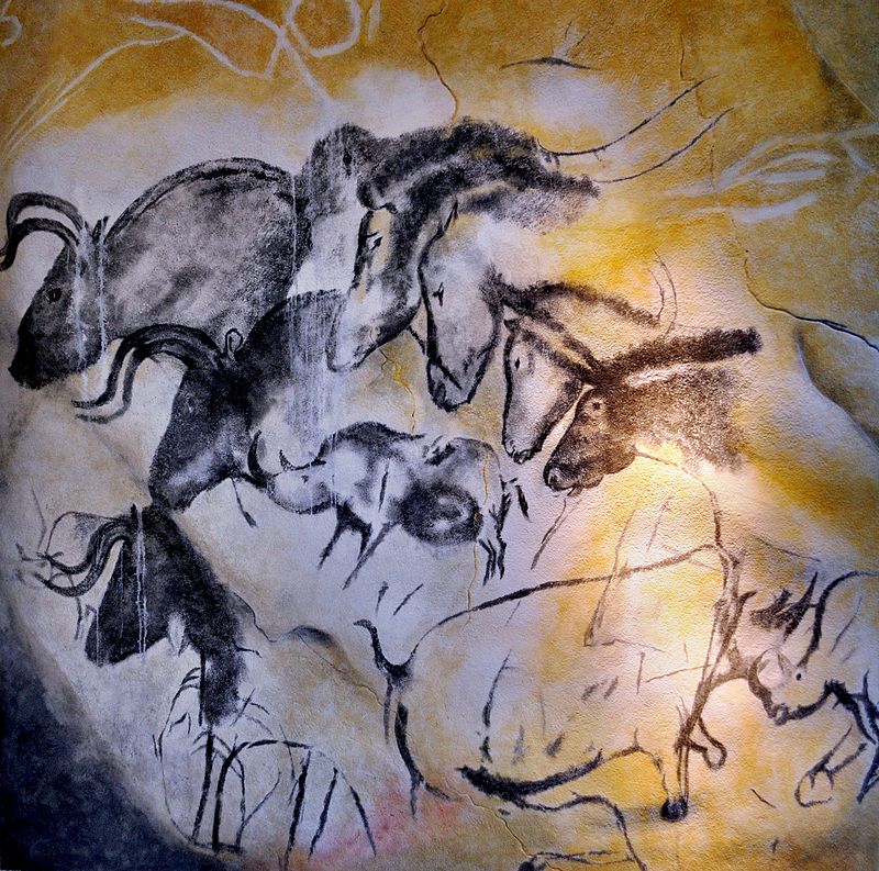 800px-Chauvet´s_cave_horses